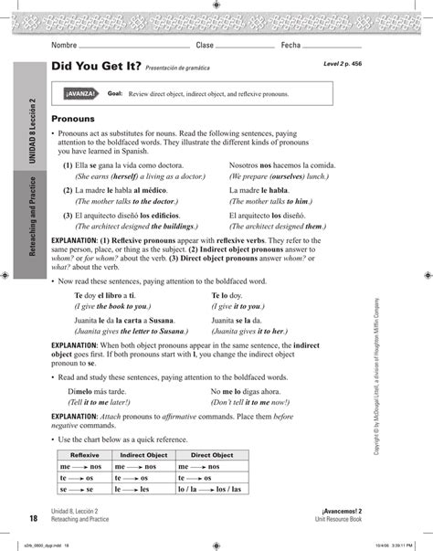 teacher avancemos 3 workbook answer key Kindle Editon